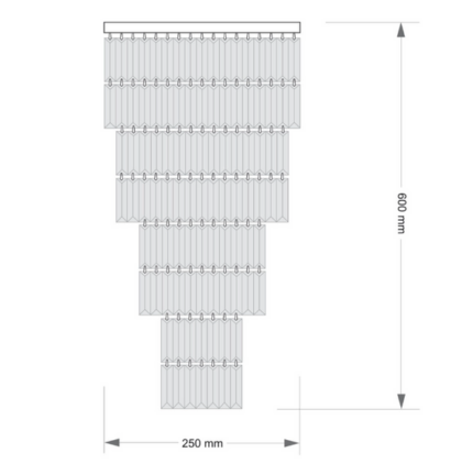 Plafoniera Kutek Ellini ELL-PLM-6(Z)250/II