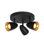 Отражатели Italux Tino SPL-36748-3R-BK-GD