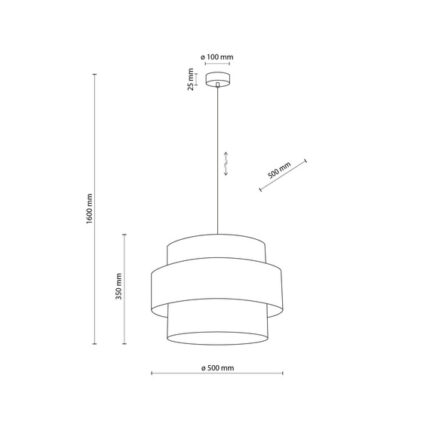 TK Lighting Калисто Юта 5419 Висячая лампа