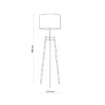 TK Lighting Перес 5425 стоячая лампа — изображение 3