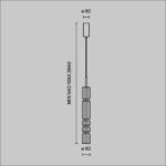 Висячая лампа Ordo Maytoni MOD272EN-L12BS3K — изображение 5
