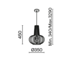 Подвесная лампа Maytoni MOD193PL-01W — изображение 3