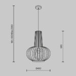 Подвесная лампа Maytoni MOD193PL-01W1 — изображение 3