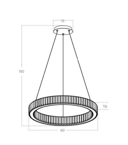 Швейцарский Azzardo AZ5789 Dim Spark 60 CH