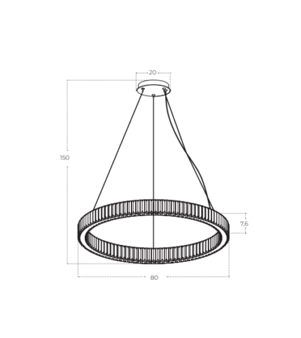 Швейцарский Azzardo AZ5790 Dim Spark 80 GD
