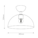 Zwis Elstead Lighting ALM-JUDE-SF-GD-CL — изображение 5
