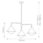 Zwis Elstead Lighting ALM-REMYCK3-GD — изображение 5
