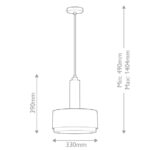 Zwis Elstead Lighting HK-CEDRIC-P-M-BR — изображение 5