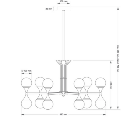 Zwis Kutek Bari BAR-ZW-6(Z)