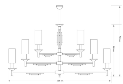 Zwis Kutek Fellino FEL-ZWL-6 (P/A)