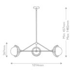 Chandelion Elstead Lighting ALM-PERTH3-BK — изображение 5