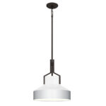 Chandelion Elstead Lighting QZ-BRECKEN-2P-AB-OPAL