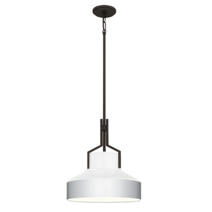 Chandelion Elstead Lighting QZ-BRECKEN-2P-AB-OPAL
