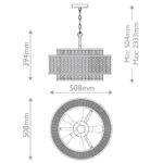 Chandelion Elstead Lighting QZ-TETON-5P-MBK — изображение 5
