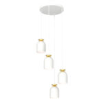 Chandelier Emibig Target 4 Prem Wh (1401/4PREM)