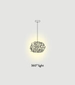 Chandelier Slamp Veli Couture Mini Single с прозрачным кабелем — изображение 3