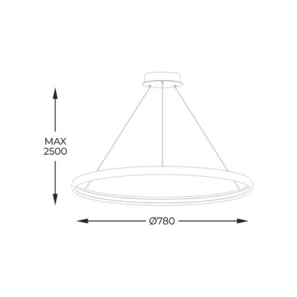 Chandelier Zuma Line Circle 002177-016661