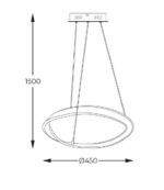 Chandelier Zuma Line MD9190-1S-3NT Жирона — изображение 2