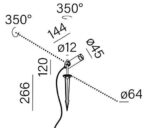 AQform 26538-M930-F1-00-12 Dart Standing Lamp Black 12 см — изображение 14