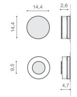 Лампа Azzardo Enok Round Wall AZ4460 темно-серый — изображение 13