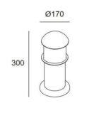 Бализас 55-9318-З5-М3 Наружная лампа LEDS Grok — изображение 9