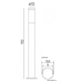 Inox ST022-1100 BL Стоячая лампа СУ-МА — изображение 8