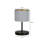 Рабочая лампа HILDE LN1 BL GRAY Black (1050/LN1) — изображение 20