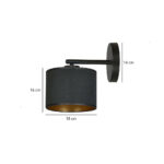 Настенная лампа HILDE K1 BL Black Black (1054/K1) — изображение 16