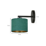 Настенная лампа HILDE K1 BL GREEN Black (1051/K1) — изображение 24