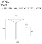 Настенная лампа Maxlight Hana W0303 — изображение 12