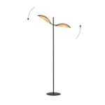 Стоячая лампа VENE LP2 BLACK/RATTAN black (1160/LP2) - Emibig — изображение 14
