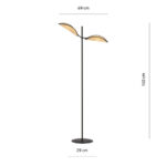 Стоячая лампа VENE LP2 BLACK/RATTAN black (1160/LP2) - Emibig — изображение 15