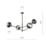 Потолочная лампа HUNTER 4 BLACK/STRIPE Black (1101/4) — изображение 21