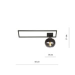 IMAGO 1A BLACK/STRIPE потолочная лампа черного цвета (1132/1A) — изображение 25