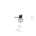 Потолочная лампа IMAGO 1G BLACK/GRAFIT черная (1131/1G) — изображение 24