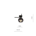 Потолочная лампа IMAGO 1G BLACK/STRIPE черная (1132/1G) — изображение 24
