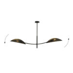 Потолочная лампа LOTUS 2 BLACK/GOLD Black (1106/2) — изображение 18