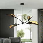 Потолочная лампа LOTUS 4 BLACK/GOLD Black (1106/4) — изображение 20