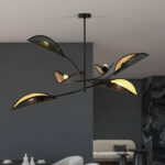 LOTUS 6 BLACK/GOLD потолочная лампа черная (1106/6) — изображение 19