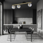 Потолочная лампа MONZA 3 BL GRAFIT Black-Gold (1250/3) — изображение 15