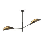 Черная потолочная лампа VENE 2 BLACK/GOLD (1158/2) — изображение 16