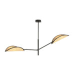 Черная потолочная лампа VENE 2 BLACK/RATTAN (1160/2) — изображение 16