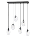 Висячая лампа ASTRAL 6 BL TRANSPARENT black (1265/6) - Emibig — изображение 12