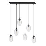 Висячая лампа ASTRAL 6 BL TRANSPARENT black (1265/6) - Emibig — изображение 13