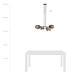 Висячая лампа PLAYA 4 BLACK Black (1146/4) — изображение 28