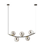 Висячая лампа RITZ 5 BL GRAFIT Black-Gold (1297/5) — изображение 11