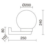 Novolux 011C-G05X1A-02 Alia S Наружная настенная лампа — изображение 10
