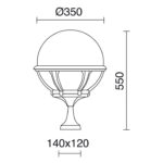 Novolux 405C-G05X1A-04 Круглая стоячая лампа — изображение 11