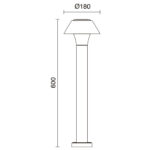 Novolux 976C-L3110B-04 Bucket H600 Внешний стоячий фонарь — изображение 13