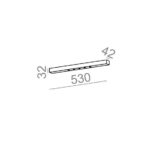 Поверхностный потолок Aquaform Lens Line 53 см 40258-M927-W3-00-12 Черный — изображение 8